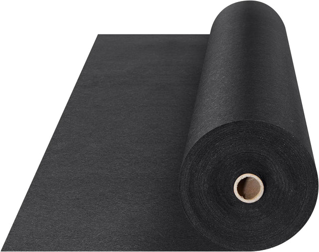 Non-Woven Fabric Black Dust Cover Weed Barrier 36"
