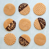 Nordic Ware Cast Aluminum Geo Cookie Stamps 3 pack
