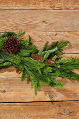 42 Inch Real Touch Norfolk Spruce Juniper Swag