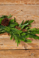 42” Real Touch Norfolk / Spruce / Juniper Swag