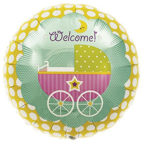 Baby Buggy Foil Balloon