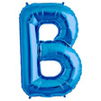 Foil Balloon Letter B Blue