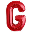 Foil Balloon Letter G Red