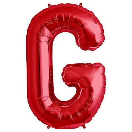 Foil Balloon Letter G Red