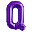 Foil Balloon Letter Q Purple 34 Inch