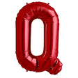 Foil Balloon Letter Q Red 34 Inch
