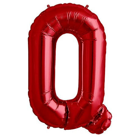 Foil Balloon Letter Q Red 34 Inch
