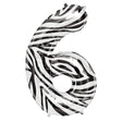Foil Balloon Number 6 Zebra