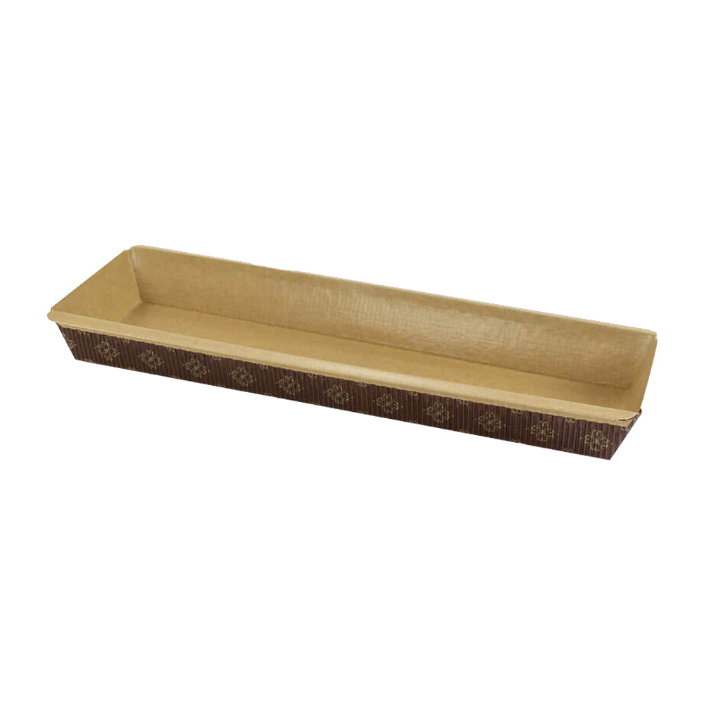 Novacart Rectangular Paper Baking Mold, 10-3/8" x 3" x 1-1/4", Case of 1000
