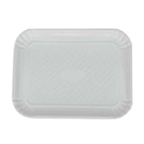 Novacart White Pastry & Cake Tray, 9-3/8" x 13-5/16" - Pack of 5