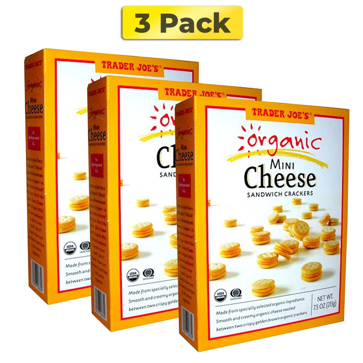 Trader Joe's Organic Mini Cheese Sandwich Crackers