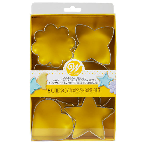 Wilton Classic Shapes Cookie Cutter Set, 6-Piece