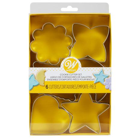 Wilton Classic Shapes Cookie Cutter Set, 6-Piece