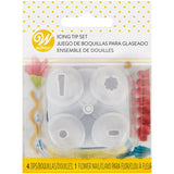 Wilton Plastic Decorating Tip and Flower Nail Set, 5-Piece