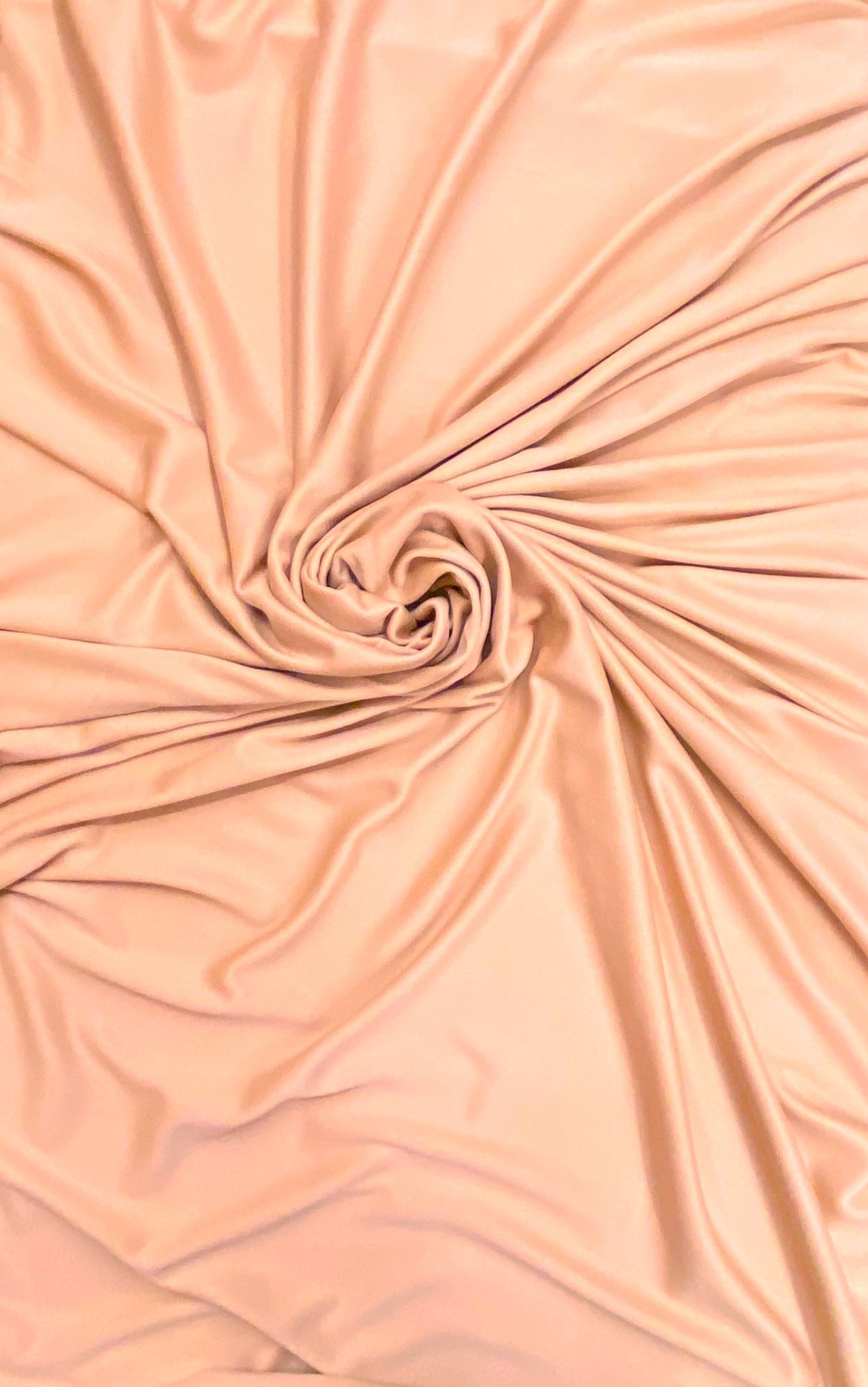 Stretch Lining Polyester Fabric - Nude, Matte Soft, 60" Width