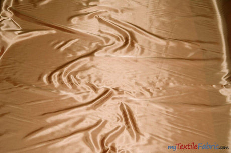 Silky Soft Medium Satin Polyester Fabric - Solid, 58/60" Width (70 Yard Bolt)