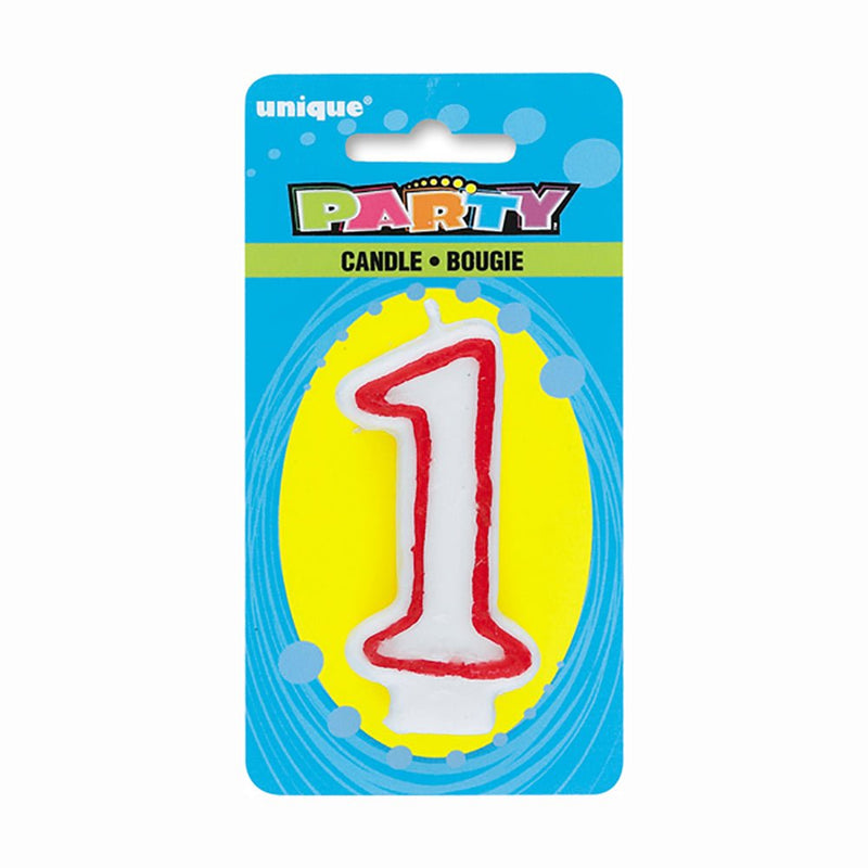 Birthday Candle Number 1 Deluxe Shape