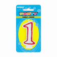Birthday Candle Number 1 Deluxe Shape