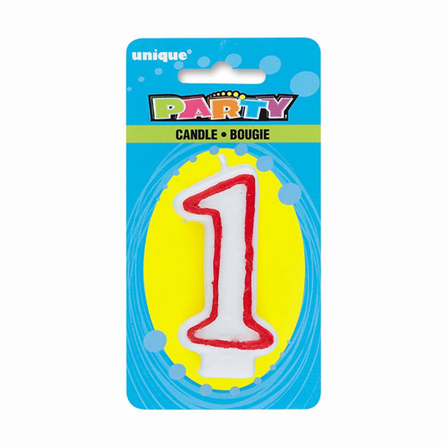 Birthday Candle Number 1 Deluxe Shape