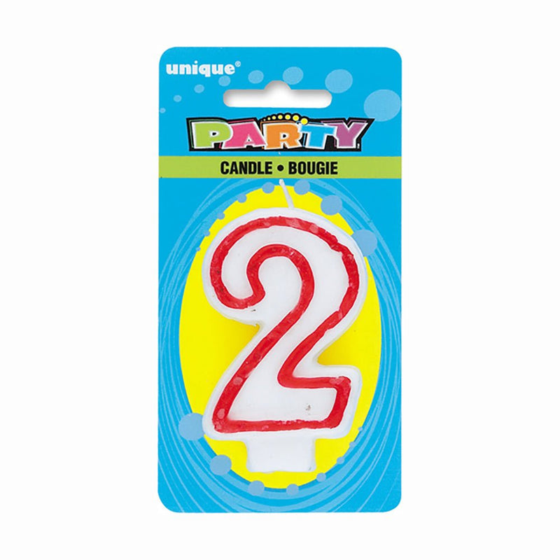 Number 2 Birthday Candle