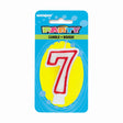 Number 7 Birthday Candle