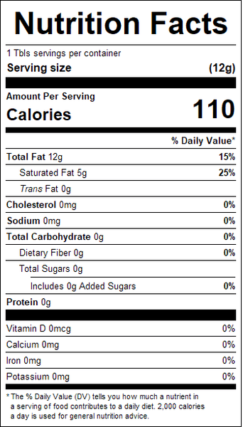 Soy All Purpose Shortening, From 2.5 to 50 lbs