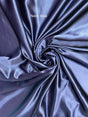 Crepe Satin Polyester Fabric - Navy Blue, Shiny Matte Finish, 58" Width (1 Yard)