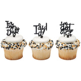 Graduation Inspiration Assortment Cupcake Cake Pics - set of 144