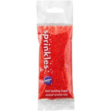Wilton Red Sanding Sugar Sprinkles – 1.4 oz.