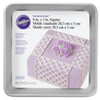 Wilton Performance Pans Aluminum Square Cake and Brownie Pan, 8-Inch 8x8x2"
