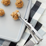 Wilton Stainless Steel Small Cookie Scoop – 4 Teaspoon Capacity