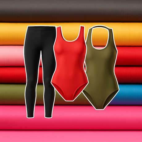 Shiny Milliskin Nylon Spandex Fabric - Shiny 4-Way Stretch, 60" Width