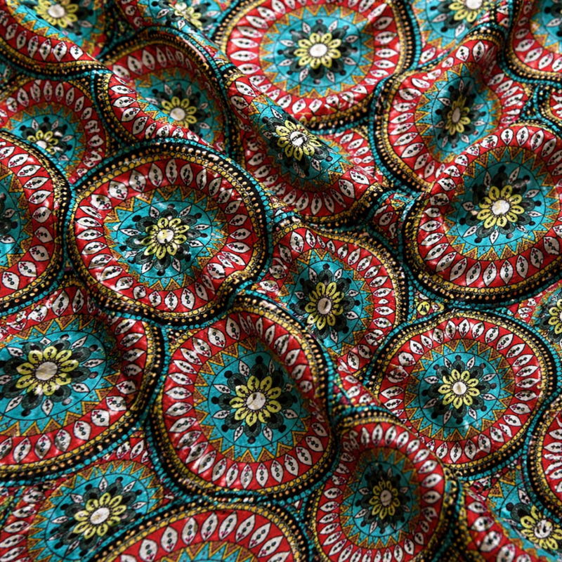 Nylon Spandex Tricot Wet Print Fabric