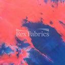 Nylon Tricot Tie Dye Nylon Spandex Fabric - Pastel Tie-Dye Print, 200 GSM, 58/60" Width (1 Yard)