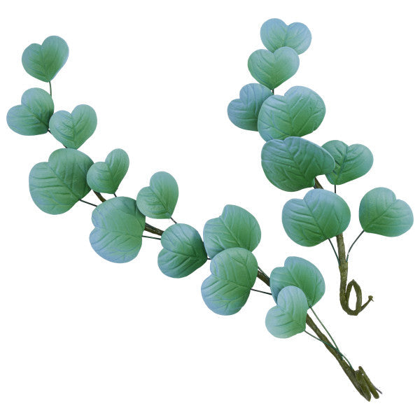 Eucalyptus Leaves Gum Paste Flowers - 12 per order
