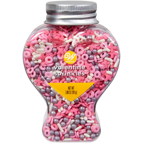 Wilton Valentine XO Sprinkles Mix, 3.88 oz.