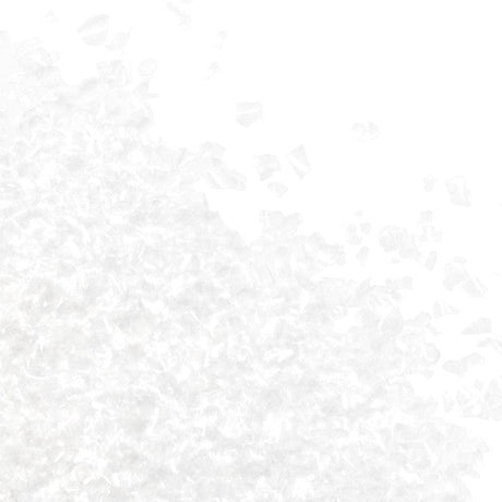 Edible Glitter Clear White – 4 oz Tall Bottle Bulk