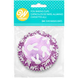 Wilton Purple Bunny Foil Easter Cupcake Liners, 24-Count