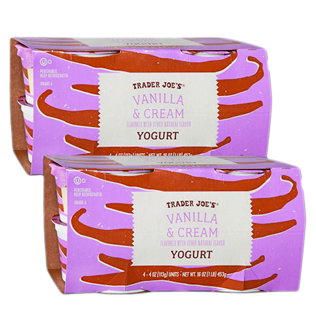 Vanilla & Cream Yogurt - 16 Oz