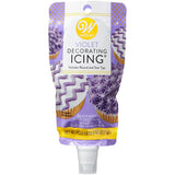 Wilton Purple Icing Pouch with Tips, 8 oz.