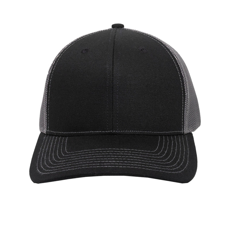 Structured Trucker With Solid Mesh Back Hat
