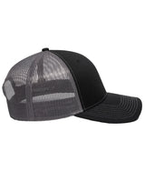 Structured Trucker With Solid Mesh Back Hat