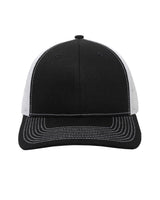 Structured Trucker With Solid Mesh Back Hat