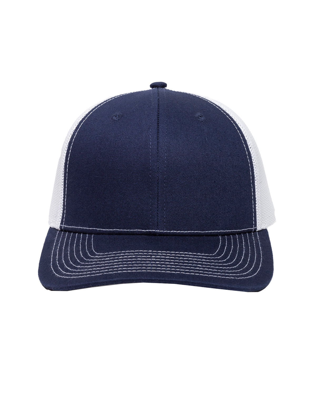 Structured Trucker With Solid Mesh Back Hat