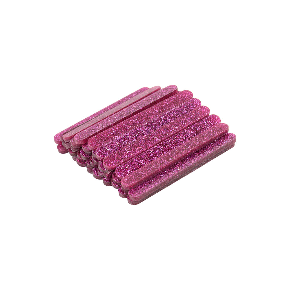 O'Creme Cakesicle Popsicle Pink Glitter Acrylic Sticks, 3" - Pack of 50