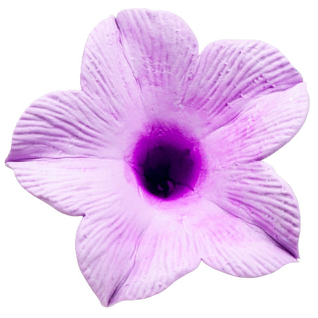 O'Creme Lavender Petunia Gumpaste Flowers, Pack of 6