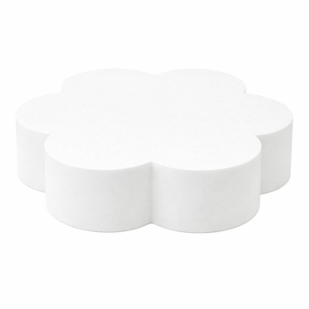 O'Creme Polystyrene Petal Cake Dummy, 12" Dia. x 3" High