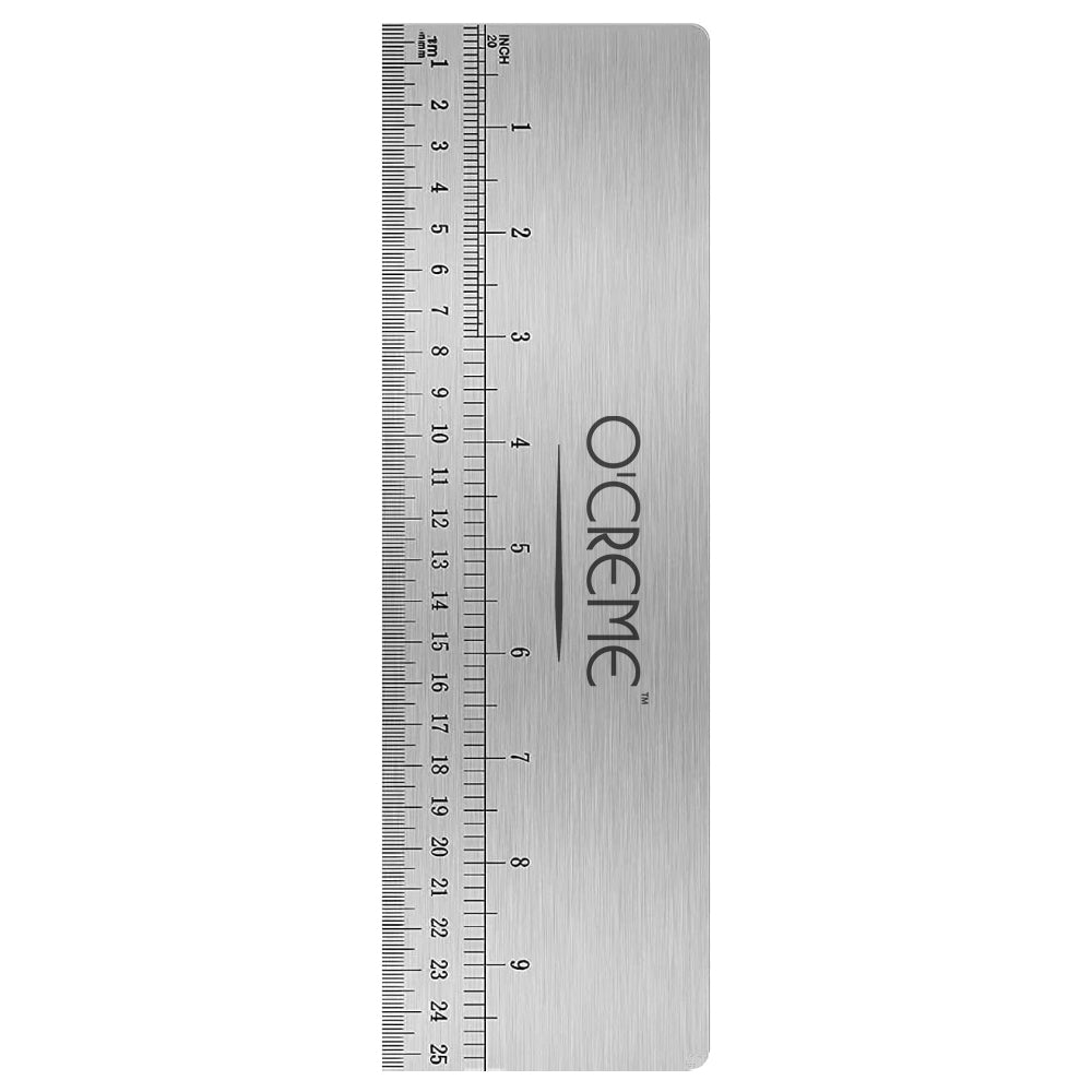 O'Creme Stainless Steel Icing Smoother, 10" Long
