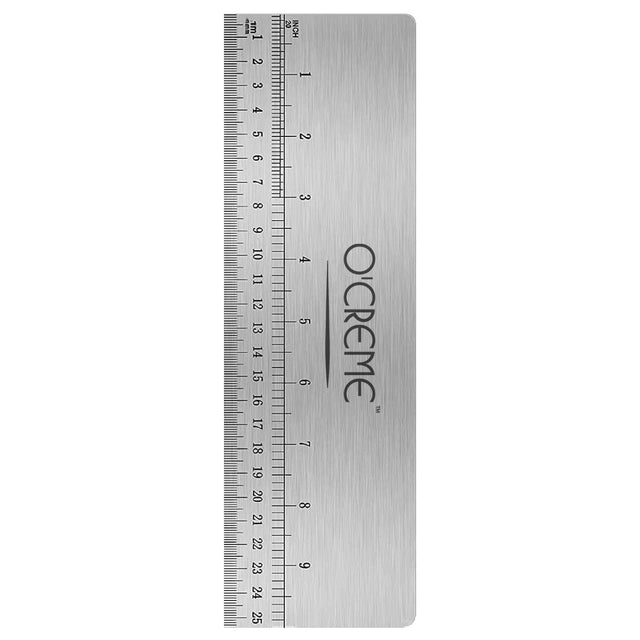 O'Creme Stainless Steel Icing Smoother, 10" Long