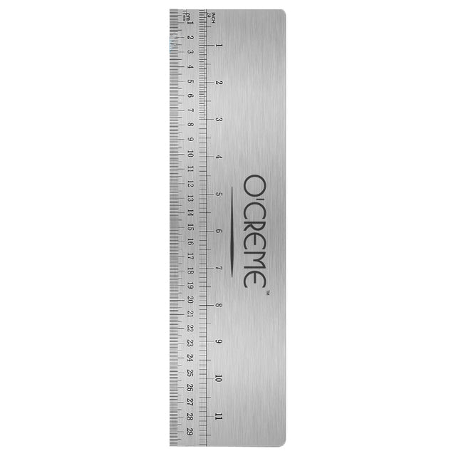 O'Creme Stainless Steel Icing Smoother, 12" Long